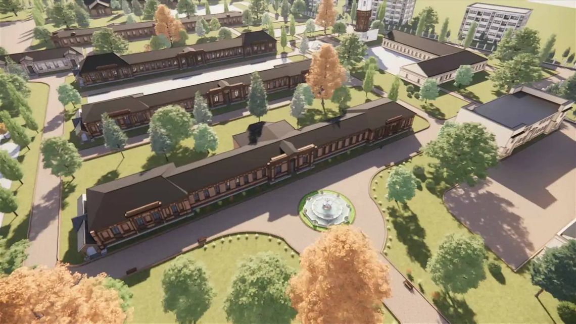 Wizualizacja Muzeum Pamięci Ofiar Rzezi Wołyńskiej oraz centrum Prawdy i Pojednania w Chełmie