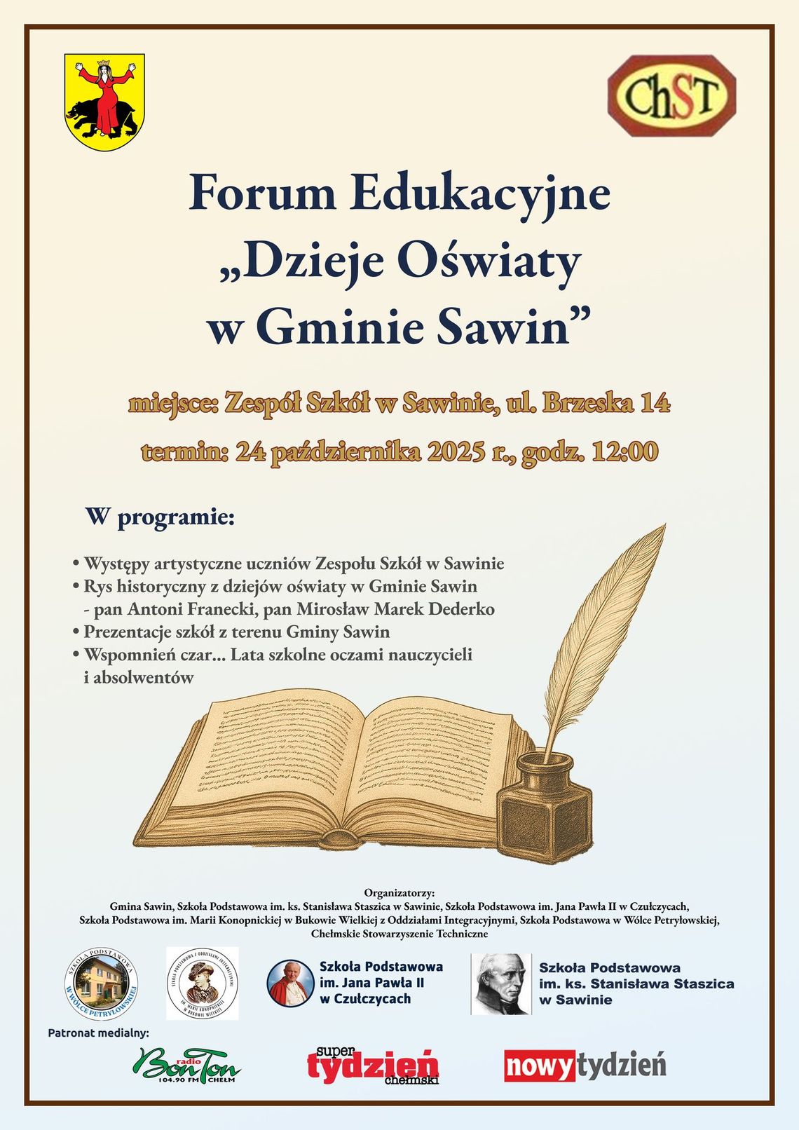 Sawin. Forum Edukacyjne „Dzieje Oświaty w Gminie Sawin”