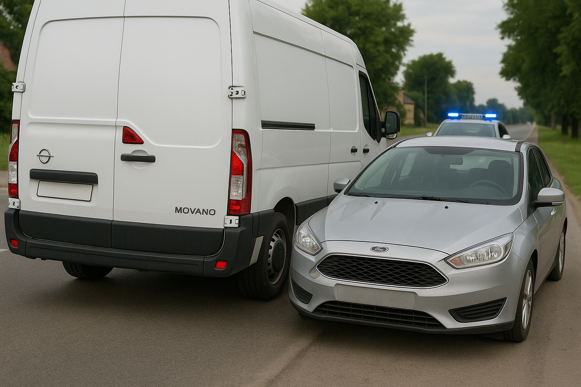 Siedliszcze. Cofając uderzył w auto – miał ponad 3 promile!