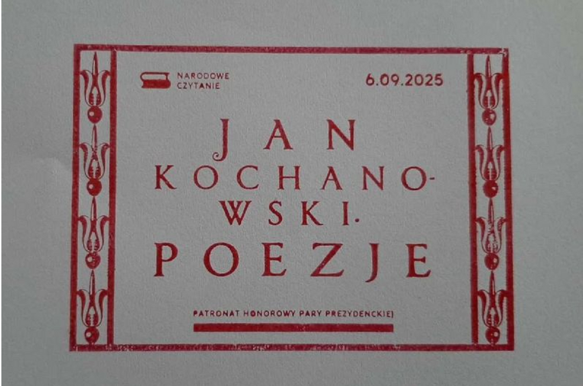 Siennica Różana włącza się w ogólnopolską akcję „Narodowe Czytanie”