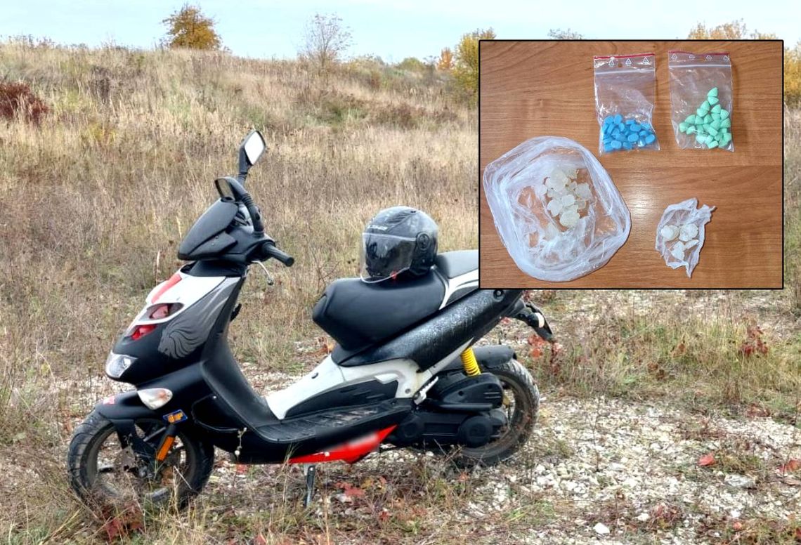 Skradziony motorower odnaleziony. 14-latek w rękach policji, odpowie też za narkotyki Skradziony motorower odnaleziony. 14-latek w rękach policji, odpowie też za narkotyki