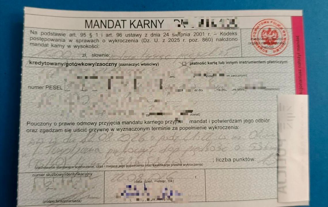 Słone mandaty za brawurę na drogach powiatu włodawskiego