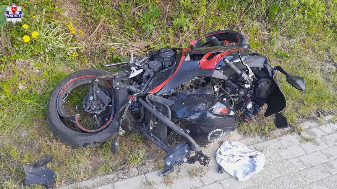 Śmiertelny wypadek motocyklisty. Zderzył się z toyotą