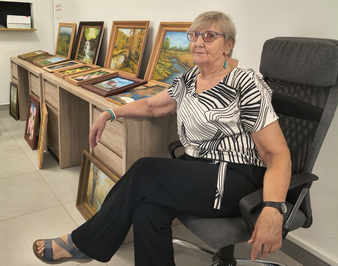 Chełm. Kolejny wernisaż w Cafe Senior – obrazy Elżbiety Dziwisz