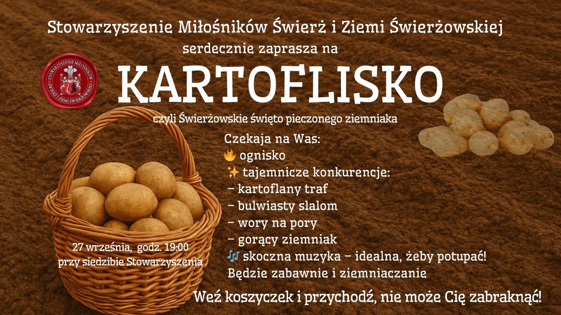 Gm. Dorohusk. Stowarzyszenie Miłośników Świerż i Ziemi Świerżowskiej zaprasza na Kartoflisko