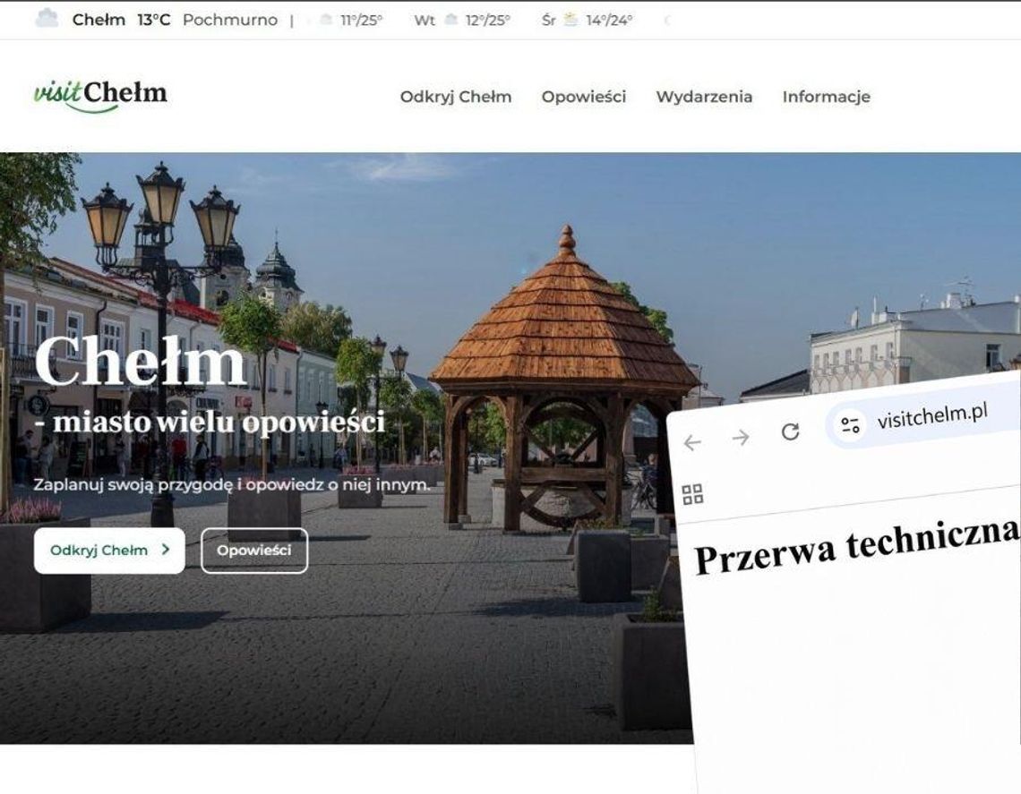 VisitChelm.pl za ponad 127 tys. zł do poprawki. Urząd potwierdza błędy i dodatkowe koszty utrzymania strony Platforma VisitChelm.pl została publicznie udostępniona 1 maja, a już dzień później wyłączona z powodu błędów. Urząd Miasta Chełm zapowiada, że serwis wróci do końca tygodnia.