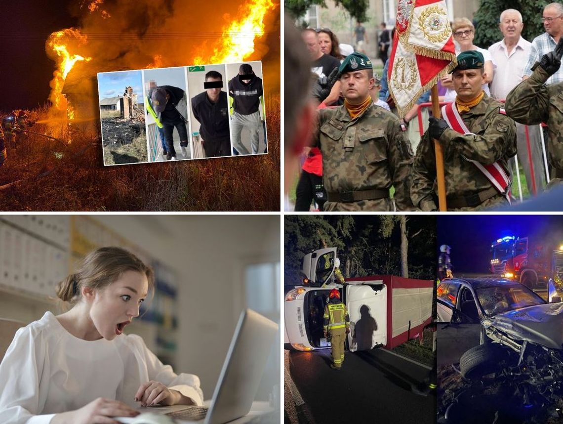 SuperFlesz (05-11-22): Zatrzymani podpalacze, aferzysta z Chełma, nocny wypadek SuperFlesz (05-11-22): Zatrzymani podpalacze, aferzysta z Chełma, nocny wypadek