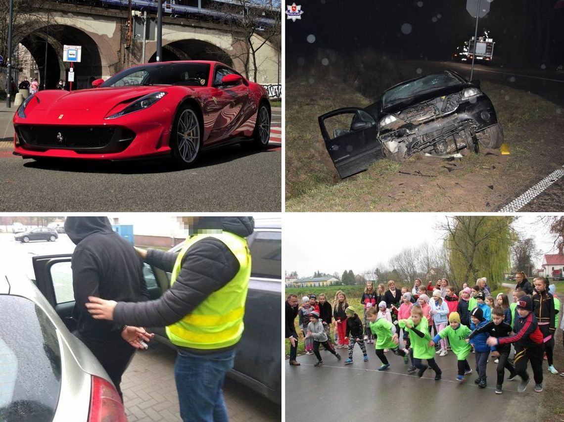 SuperFlesz (15-11-22): Rozbite ferrari, pijana ciężarna, grożenie nożem