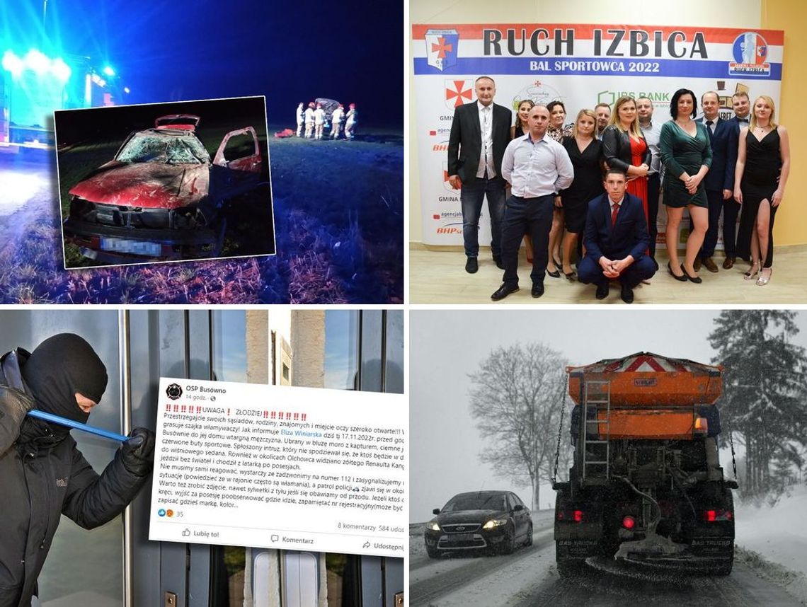 SuperFlesz (19-11-22): Wypadki w Bzitem i Okopach, uwaga na włamywaczy, atak nożownika SuperFlesz (19-11-22): Wypadki w Bzitem i Okopach, uwaga na włamywaczy, atak nożownika