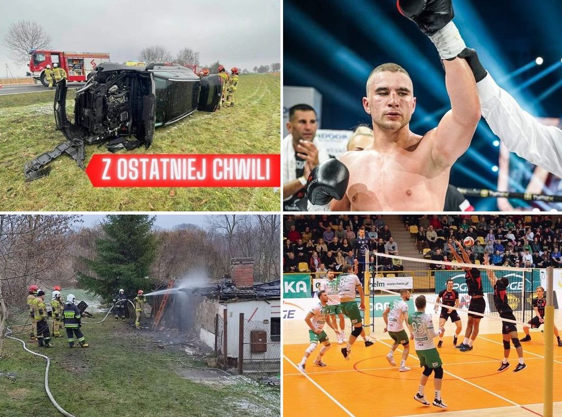 SuperFlesz (21-11-22): Pożar w Rejowcu, dachowanie, Arka i Soczyński w gazie SuperFlesz (21-11-22): Pożar w Rejowcu, dachowanie, Arka i Soczyński w gazie