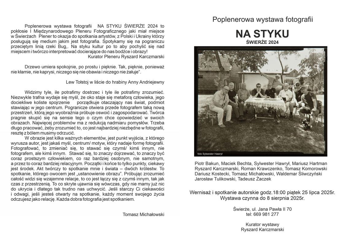 Gm. Dorohusk. Na styku kultury i obrazów – zapowiedź wystawy poplenerowej