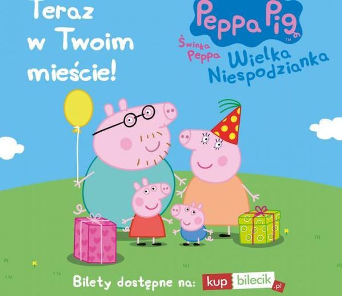 Świnka Peppa schodzi z ekranu. Spektakl w Chełmskim Domu Kultury