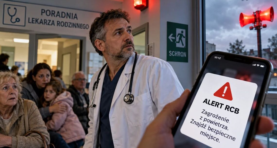 Syreny wyją, pacjenci patrzą na lekarza. „Co mamy robić? Nikt nam tego nie powiedział” Syreny wyją, pacjenci patrzą na lekarza. „Co mamy robić? Nikt nam tego nie powiedział”