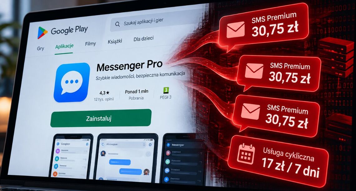 Te aplikacje były w Google Play. Mogły naliczać płatne SMS-y Te aplikacje były w Google Play. Mogły naliczać płatne SMS-y