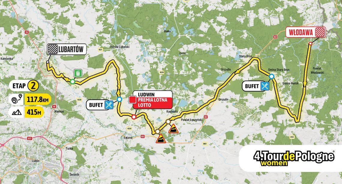Tour de Pologne Women we Włodawie. Sprawdź, gdzie zamkną drogi! Tour de Pologne Women we Włodawie. Sprawdź, gdzie zamkną drogi!