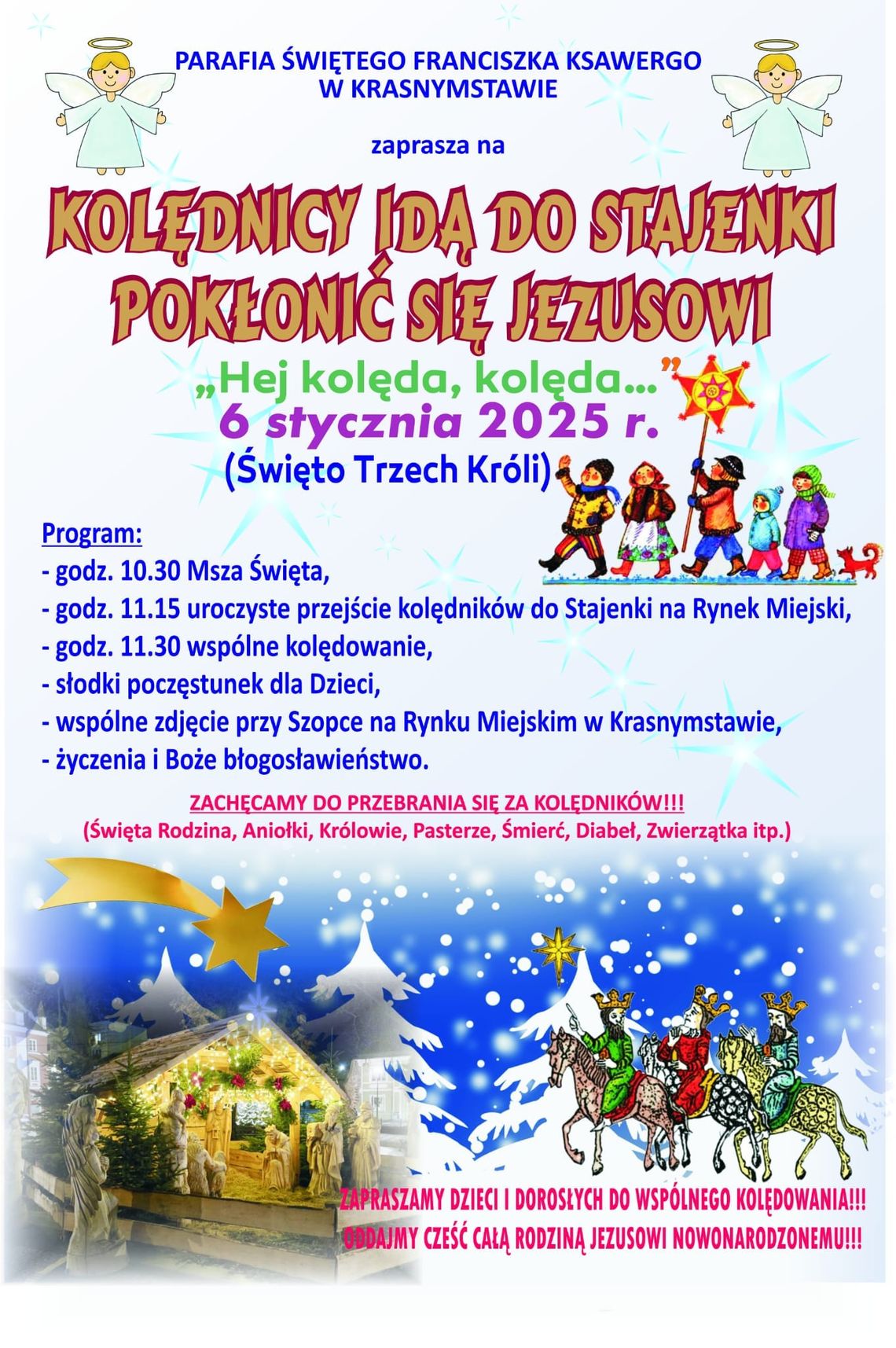 Tradycyjne kolędowanie w Krasnymstawie