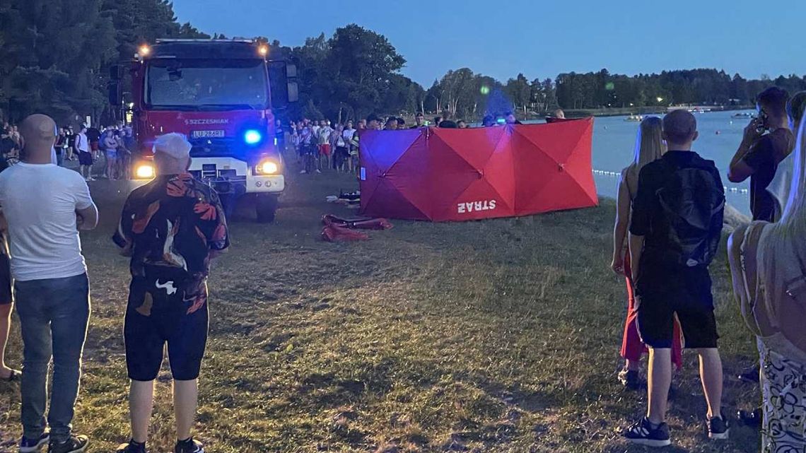 Tragedia nad Jeziorem Białym. Utonął młody mężczyzna