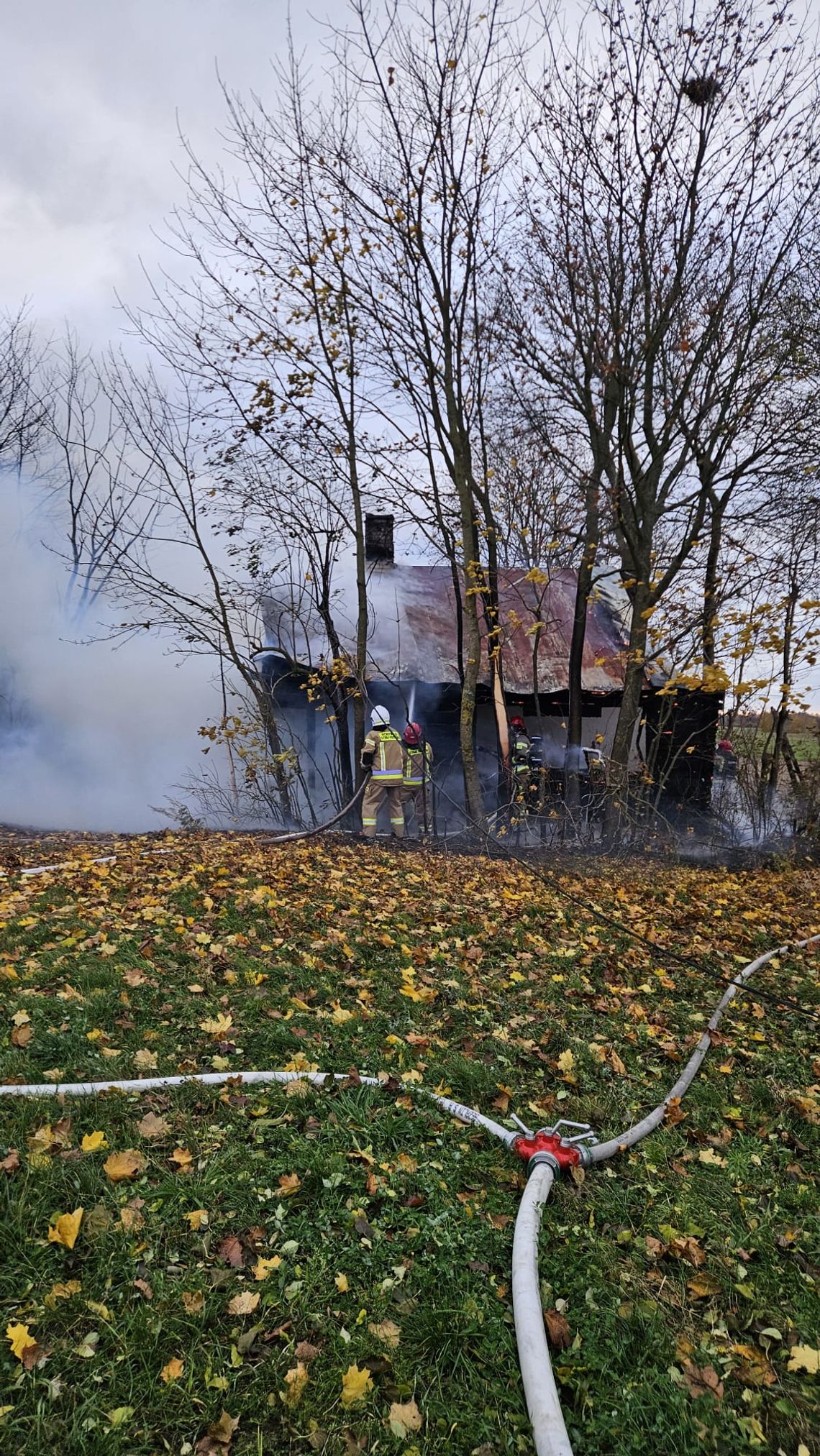 31 października w jednym z domów w Ossówce w gminie Leśna Podlaska wybuchł pożar. W czasie akcji gaśniczej strażacy znaleźli ciało.