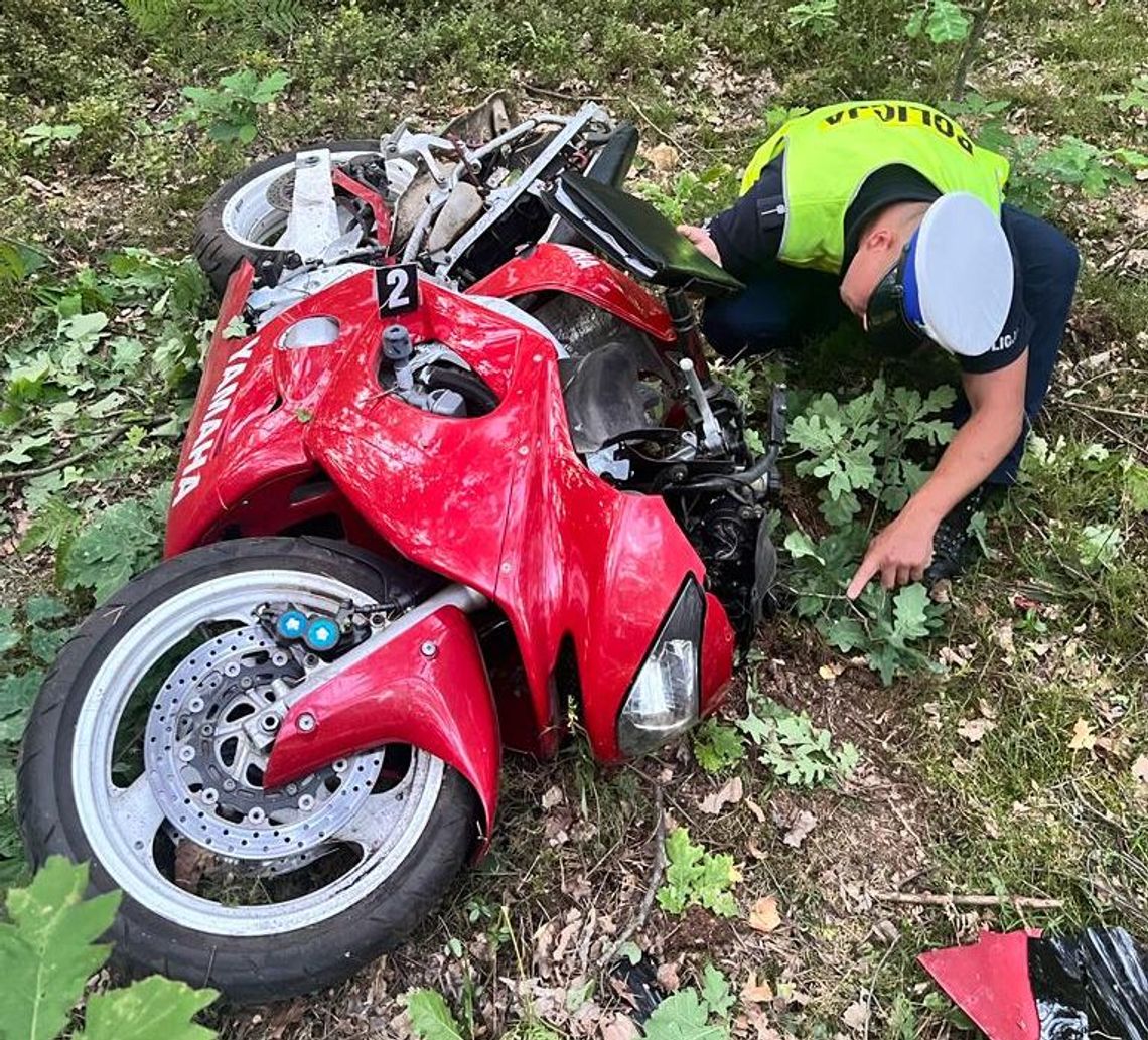 Tragiczny finał jazdy próbnej. Motocyklista nie żyje