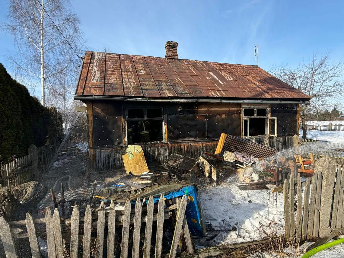 Tragiczny pożar. Nie żyje starsza kobieta [ZDJĘCIA]