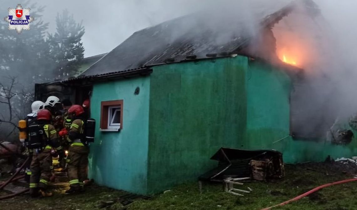 Tragiczny pożar domu. Strażacy odnaleźli zwłoki