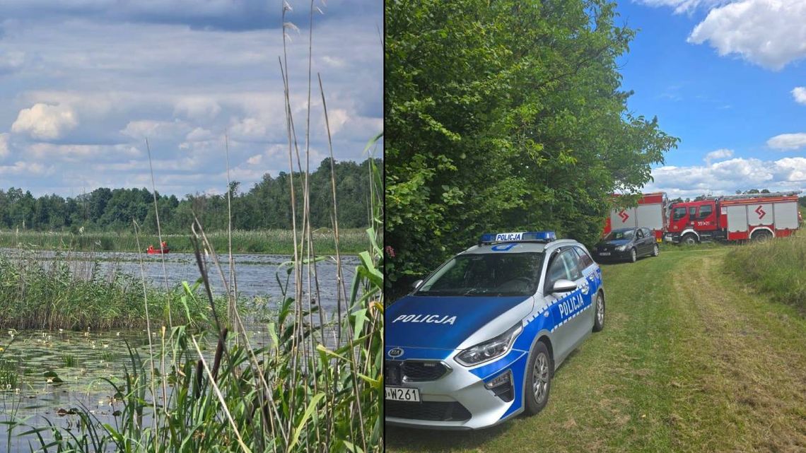 Trwają poszukiwania mężczyzny, który zaginął na jeziorze Łukie w gminie Urszulin Trwają poszukiwania mężczyzny, który zaginął na jeziorze Łukie w gminie Urszulin