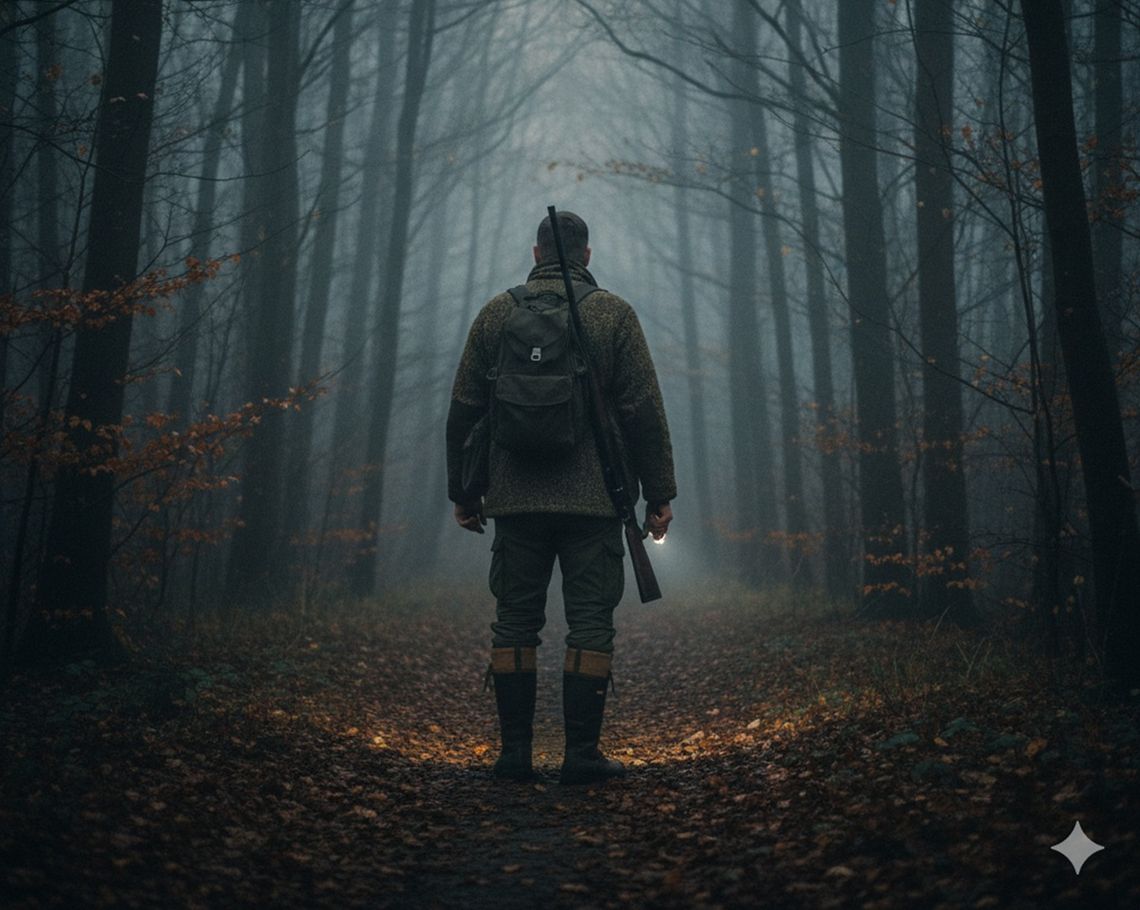 Uratowany naganiacz myśliwski. 53-latek odnaleziony po zmroku! 15 listopada 2025 53-letni mieszkaniec gminy Wyryki nie powrócił z polowania, w którym uczestniczył jako naganiacz.