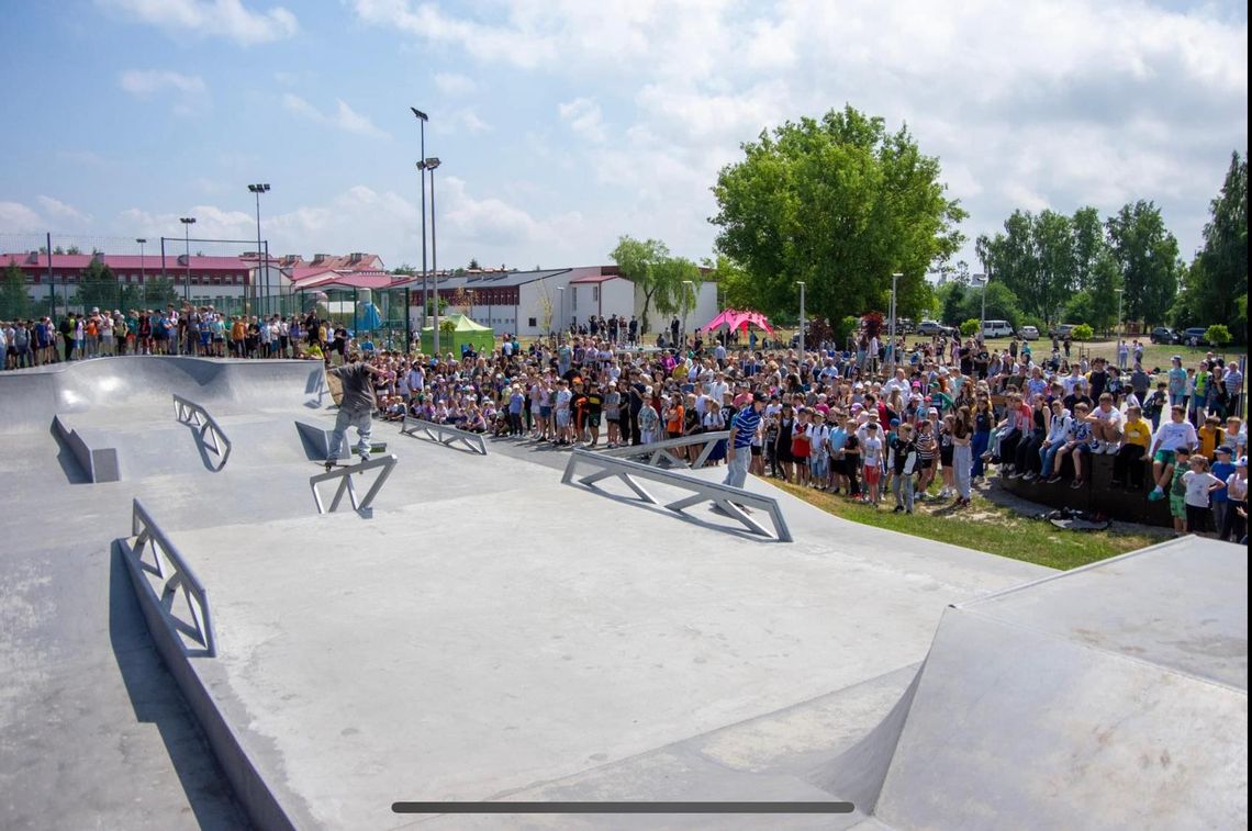 Włodawa. Skatepark uroczyście otwarty podczas Dnia Dziecka