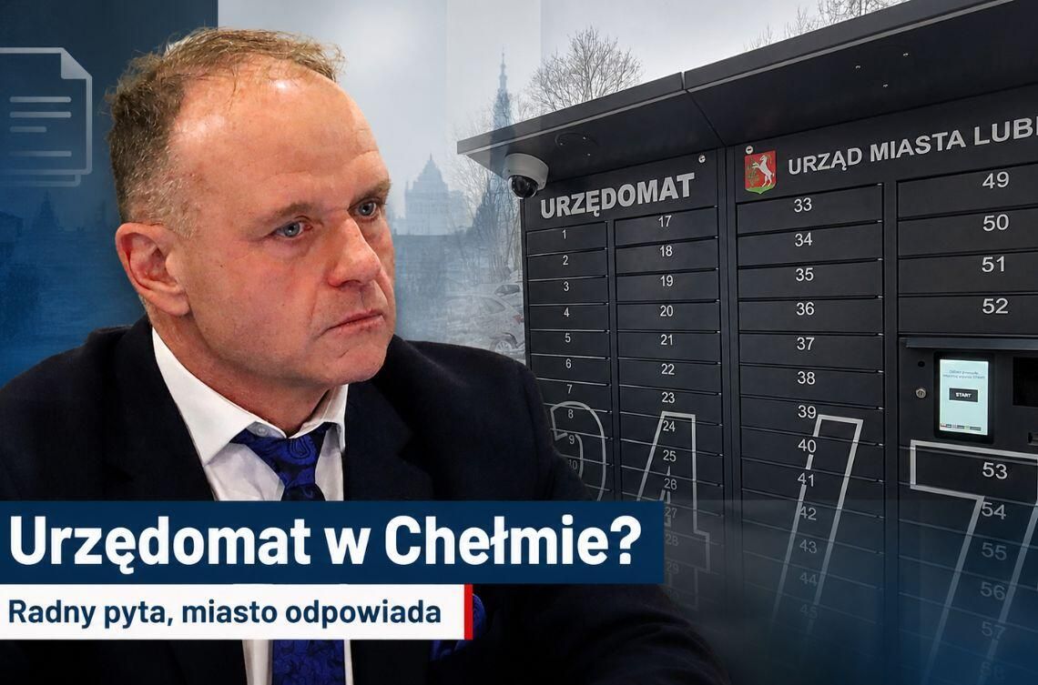 Radny Mariusz Kowalczuk zaproponował montaż urzędomatu przy siedzibie Urzędu Miasta Chełm, który umożliwiałby mieszkańcom całodobowy odbiór dokumentów. Miasto po analizie nie planuje jednak realizacji tego rozwiązania, wskazując m.in. na koszty, konieczność dodatkowej obsługi oraz wątpliwości prawne