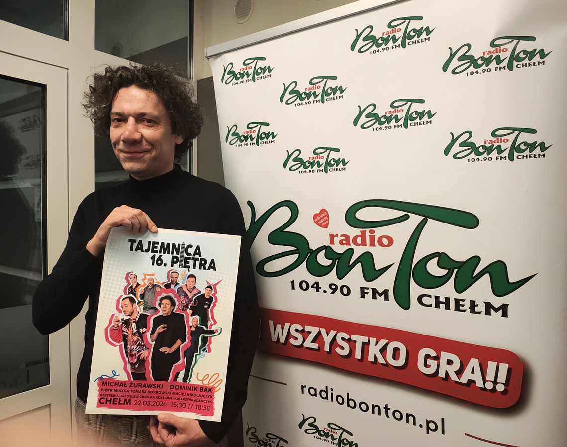 Gwiazdorski spektakl „Tajemnica 16. piętra” 22 marca w Chełmskim Domu Kultury.