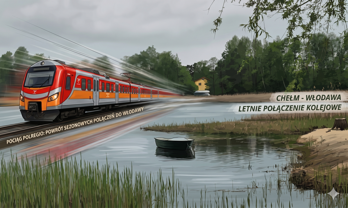 Wakacyjna korekta rozkładu jazdy na kolei. Pociągiem z Chełma do Włodawy Wakacyjna korekta rozkładu jazdy na kolei. Pociągiem z Chełma do Włodawy