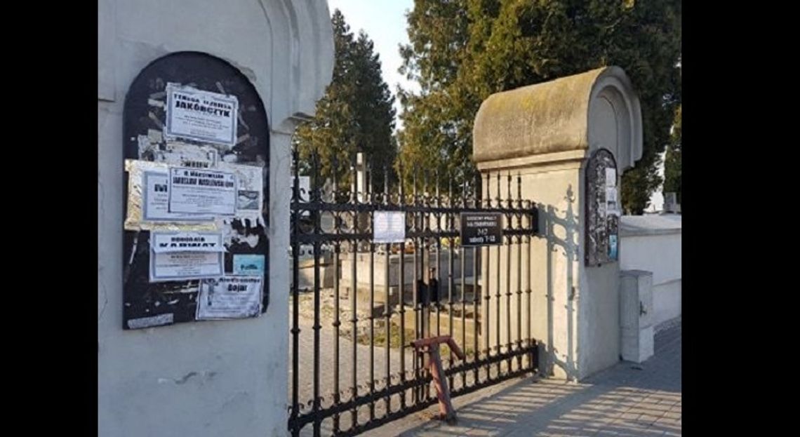 Wirus zamknął cmentarz parafialny