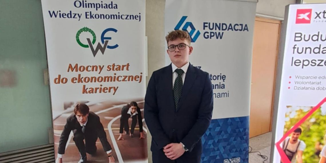 Włodawa. Karol finalistą XXXVIII edycji Olimpiady Wiedzy Ekonomicznej