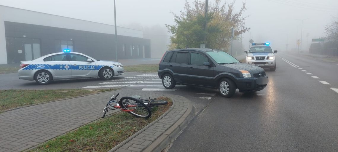 Włodawa. Potrącenie rowerzysty przez młodego kierowcę