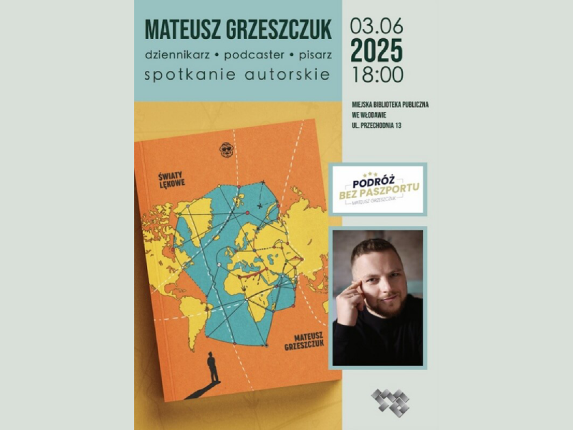 Włodawa. Spotkanie ze znanym dziennikarzem, podcasterem i pisarzem