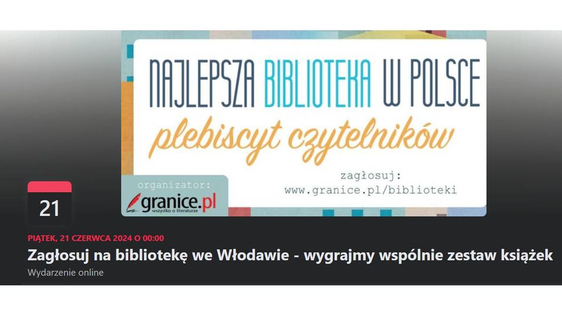 Włodawska biblioteka walczy o pierwsze miejsce!