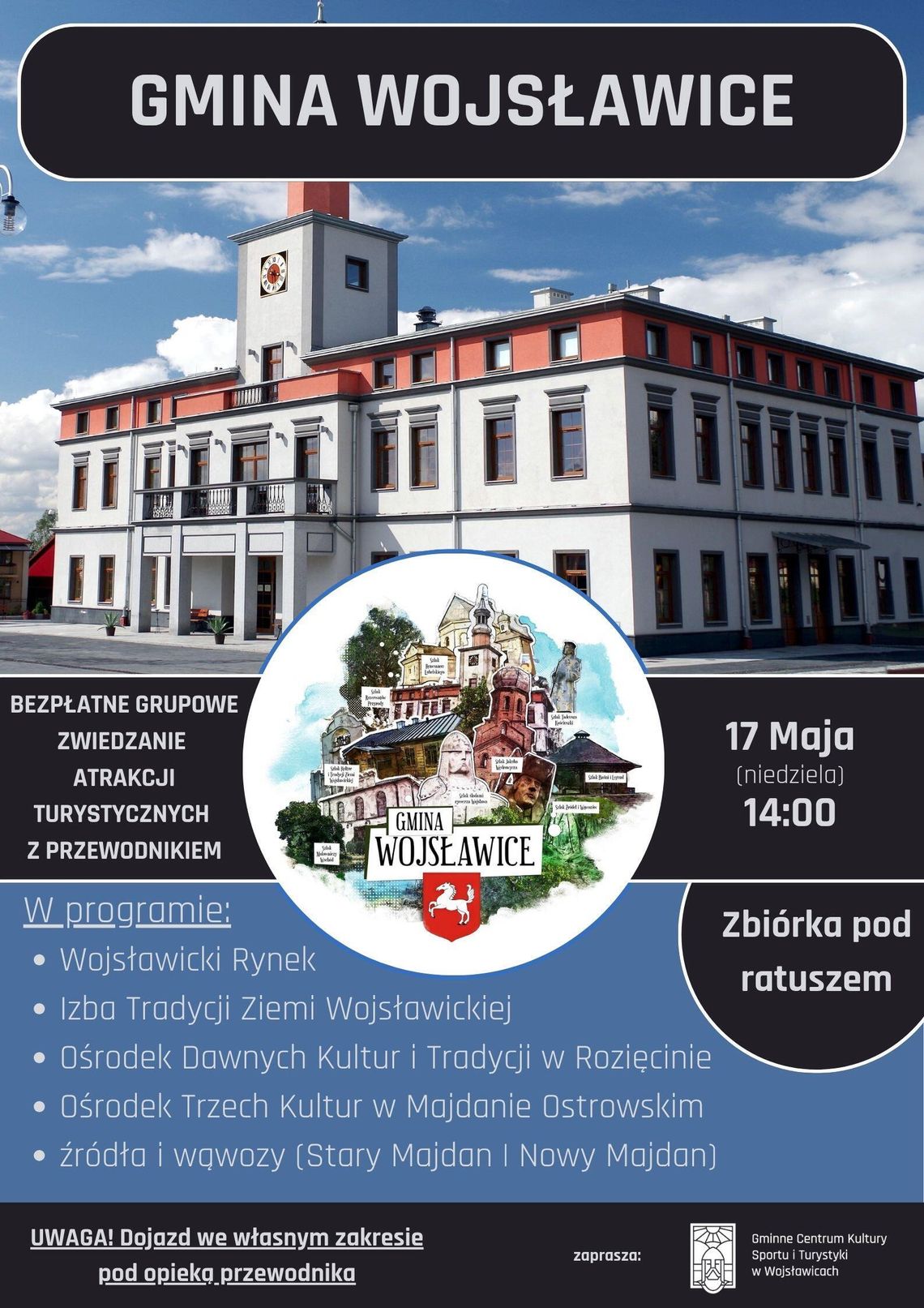Wydarzenie odbędzie się 17 maja, a zbiórkę uczestników przewidziano na godzinę 14:00 przed Ratuszem w Wojsławicach.