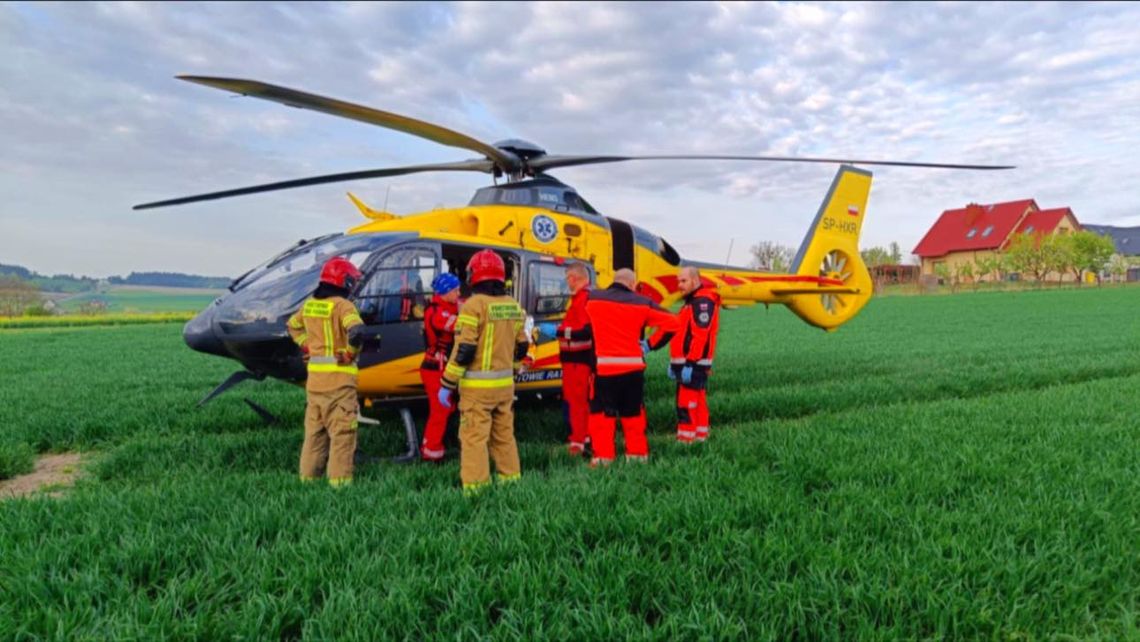 Wypadek przy budowie silosów w Janowie koło Chełma