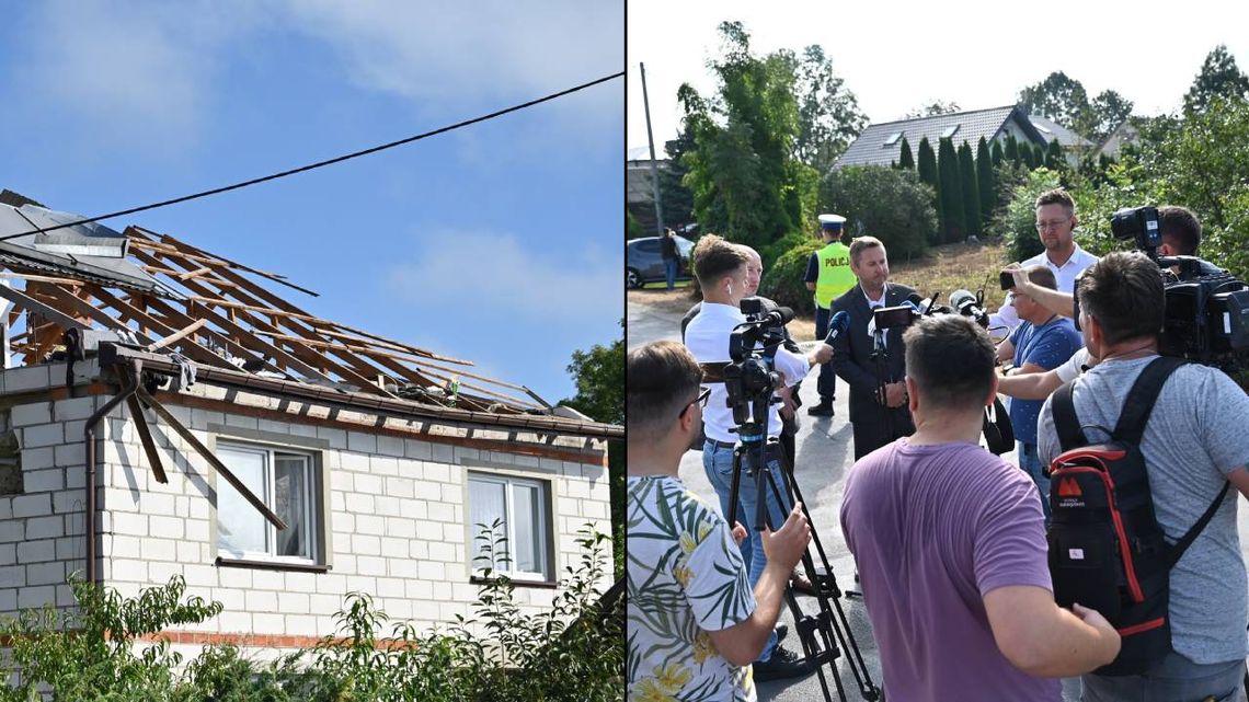 Gm. Wyryki. Szczątki drona spadły na dom. Rodzina bezpieczna, służby działają - zapewniają wójt i starosta Gm. Wyryki. Szczątki drona spadły na dom. Rodzina bezpieczna, służby działają - zapewniają wójt i starosta