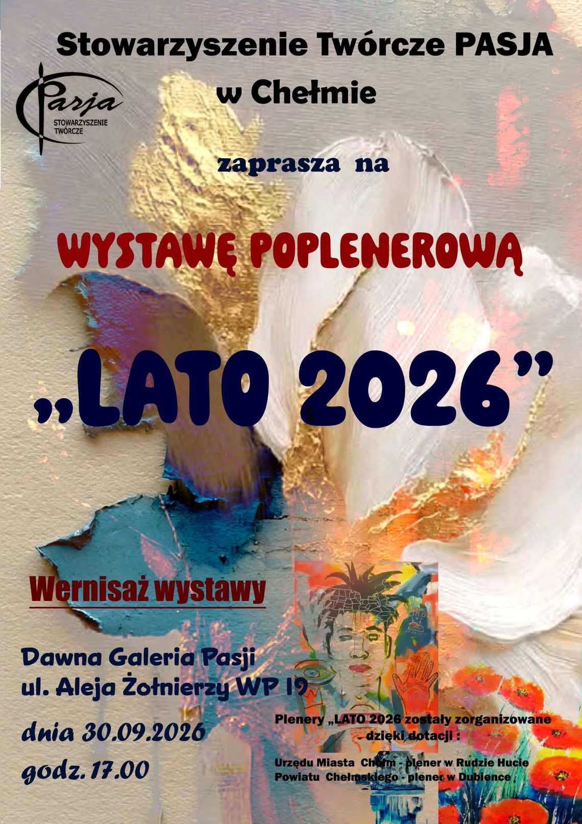 Uroczyste otwarcie wystawy poplenerowej „Lato 2026” odbędzie się 30 września o godzinie 17:00.