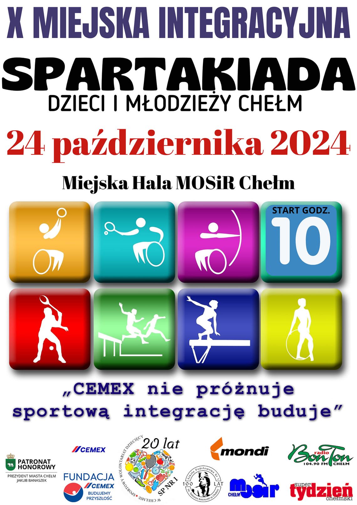 X Miejska Integracyjna Spartakiada Dzieci i Młodzieży Chełm 2024