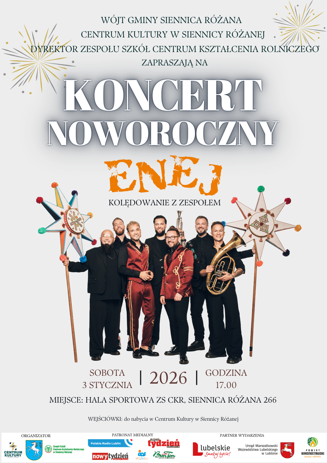 XXIV Koncert Noworoczny w Siennicy Różanej już 3 stycznia XXIV Koncert Noworoczny w Siennicy Różanej już 3 stycznia