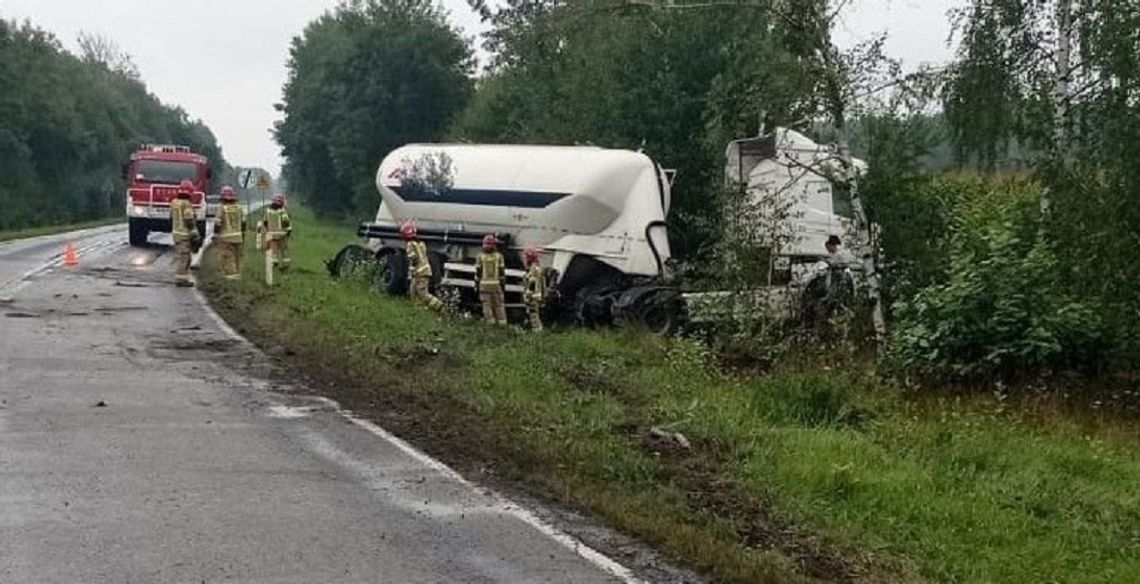 Z cementem do rowu. Mogło skończyć się  tragicznie…