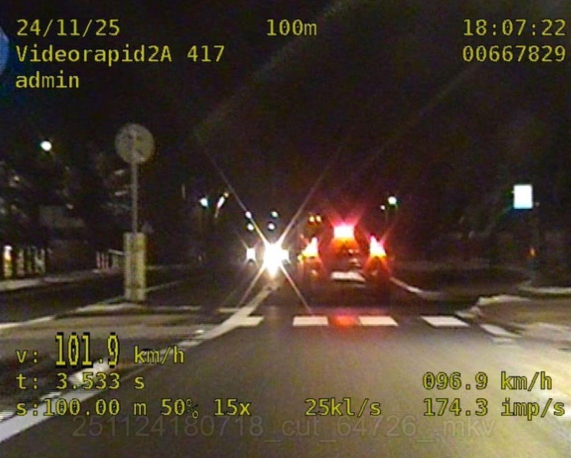 Za nadmierną prędkość zabrali mu auto i dokumenty