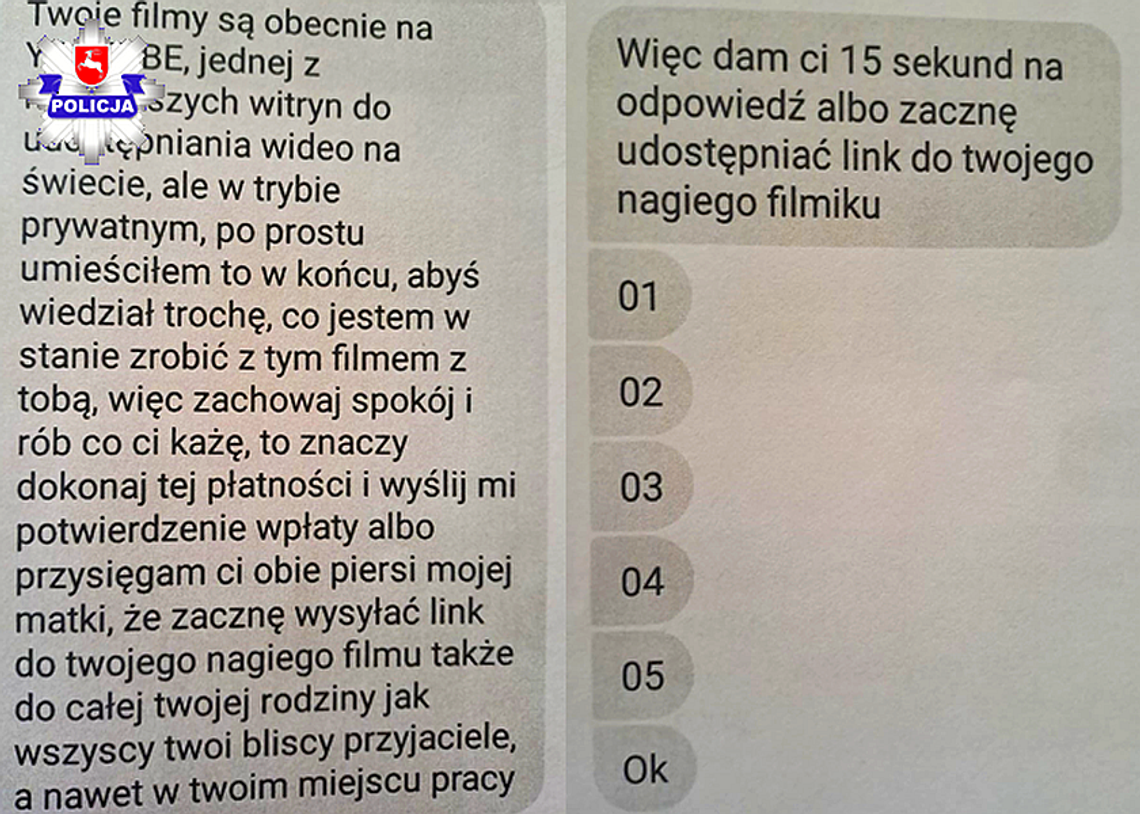 Żądali 115 tys. zł za niepublikowanie kompromitujących treści