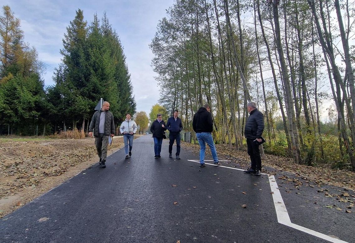 Zakończono budowę drogi w Grabniaku w gminie Urszulin