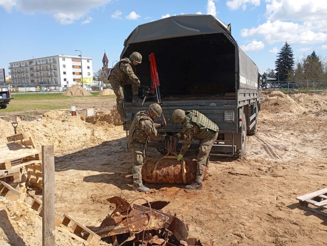 W tym miejscu chełmscy saperzy znaleźli 14 bomb!