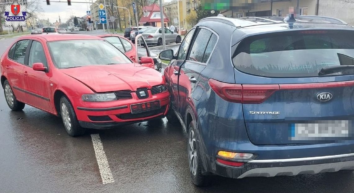 Trzy auta "poturbowane", 21-latka nie ustąpiła pierwszeństwa