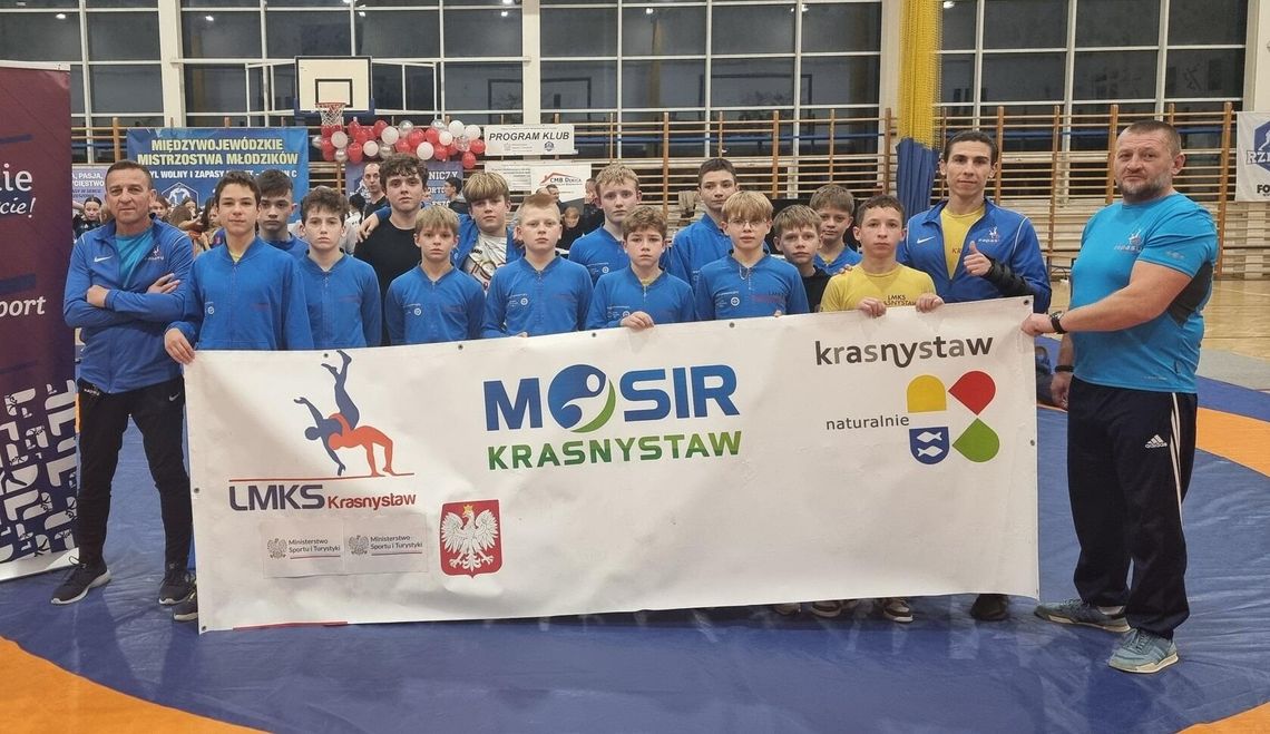 Zdjęcie zapaśników LMKS Krasnystaw
