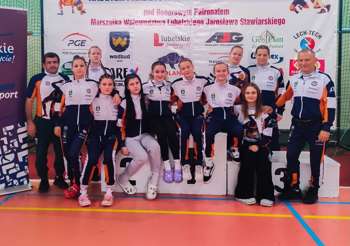 Zapaśniczki Cementu Gryfa Chełm na podium w Kraśniku